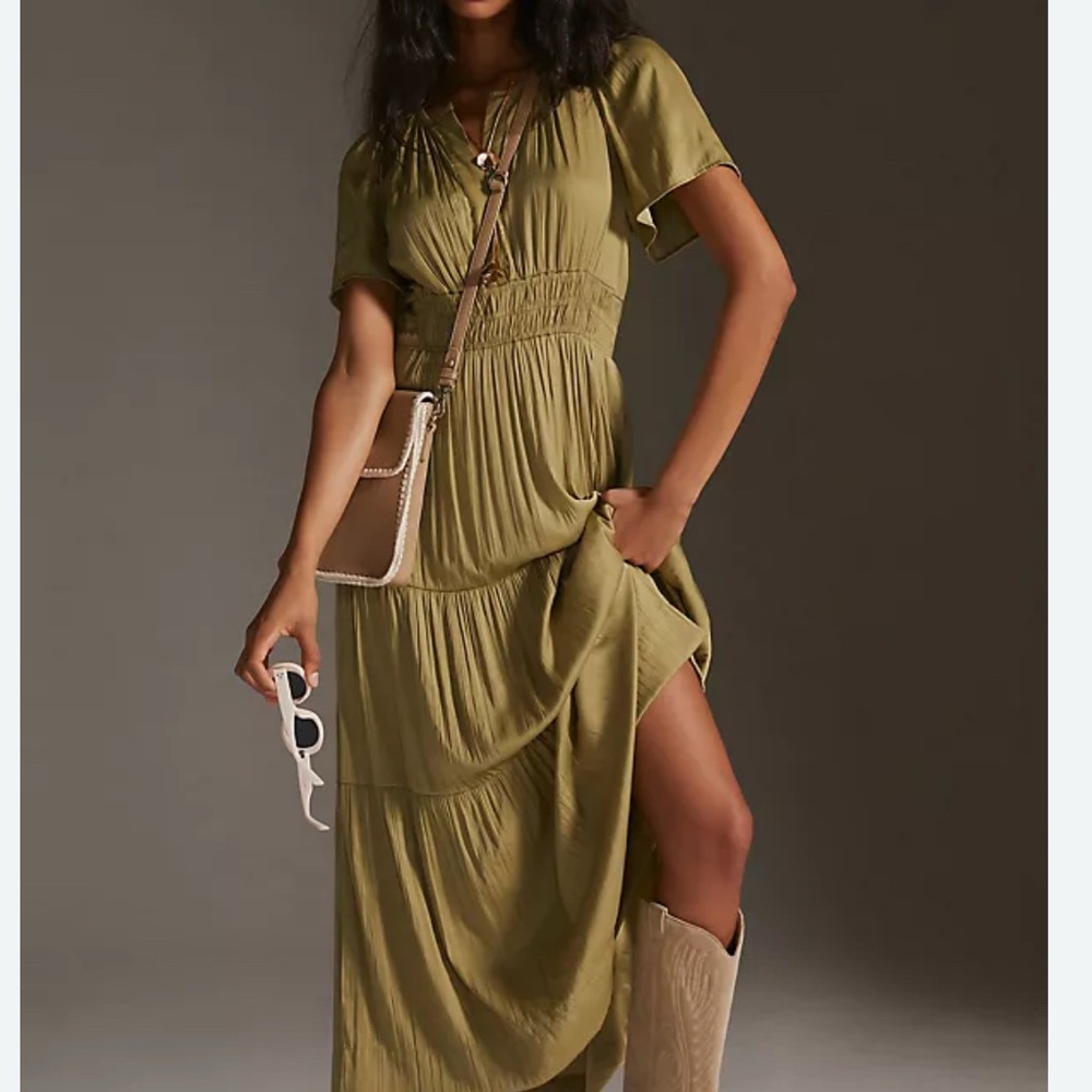 Olive Green Maxi Dress